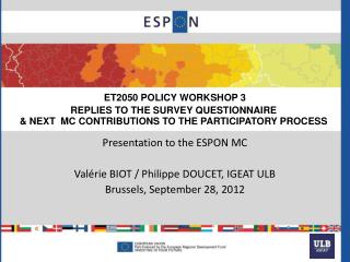 ET2050 POLICY WORKSHOP 3