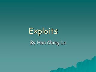 Exploits