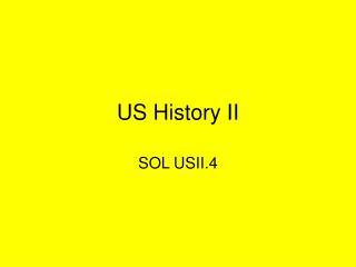 US History II
