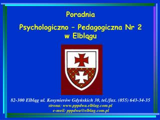 Poradnia Psychologiczno – Pedagogiczna Nr 2 w Elblągu