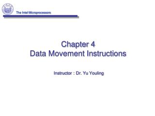 Chapter 4 Data Movement Instructions