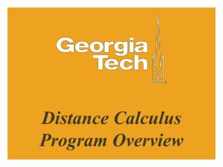 Distance Calculus Program Overview