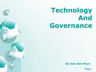 Technology And Governance