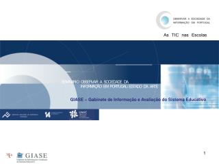 GIASE – Gabinete de Informação e Avaliação do Sistema Educativo