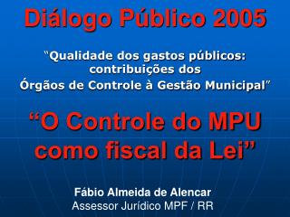 Diálogo Público 2005