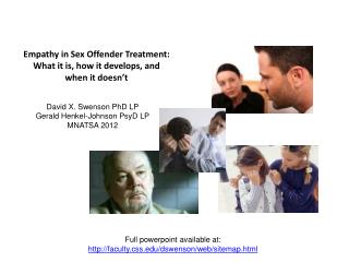 Empathy in Sex Offender Treatment: What it is, how it develops, and when it doesn’t