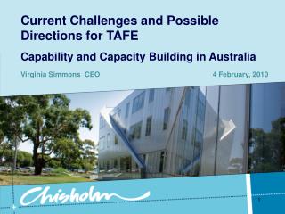 Current Challenges and Possible Directions for TAFE Capability and Capacity Building in Australia