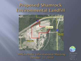 Proposed Shamrock Environmental Landfill