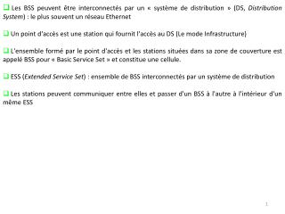 Contrôle de l’accès au support de transmission.