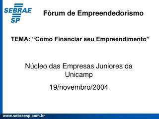 Fórum de Empreendedorismo