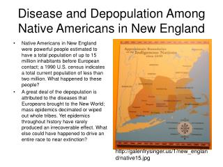 Disease and Depopulation Among Native Americans in New England