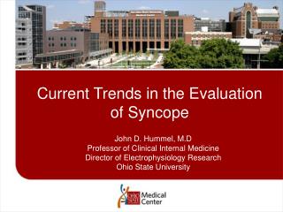 Current Trends in the Evaluation of Syncope