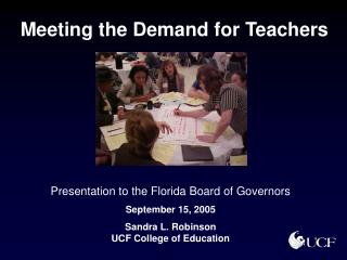 Meeting the Demand for Teachers