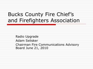Bucks County Fire Chief’s and Firefighters Association