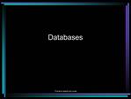 Databases