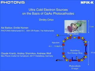 Ultra Cold Electron Sources on the Basis of GaAs Photocathodes