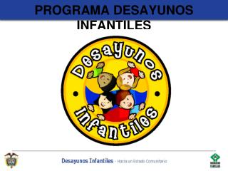 PROGRAMA DESAYUNOS INFANTILES