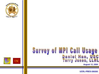 Survey of MPI Call Usage