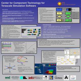 Center for Component Technology for Terascale Simulation Software