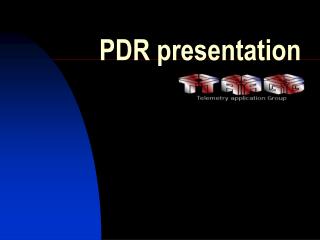 PDR presentation