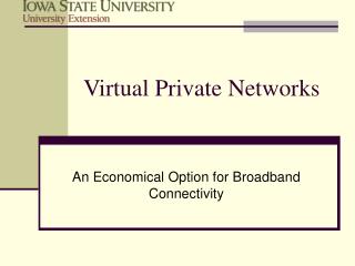 Virtual Private Networks