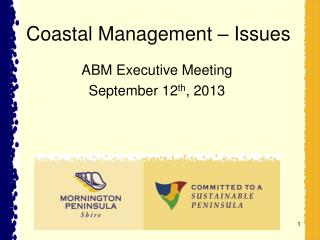 Coastal Management – Issues