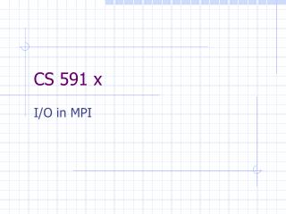 CS 591 x