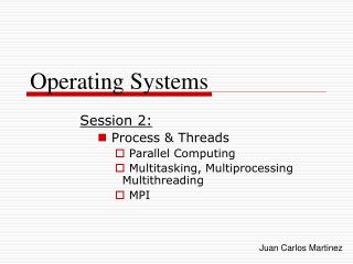 Operating Systems