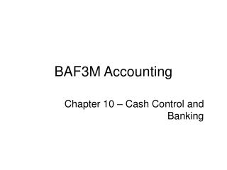 BAF3M Accounting