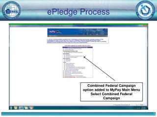 ePledge Process