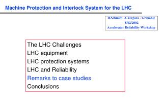 Machine Protection and Interlock System for the LHC