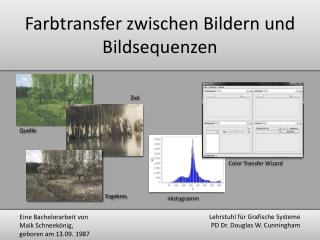 Farbtransfer zwischen Bildern und Bildsequenzen