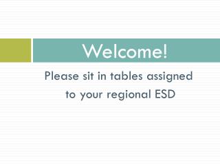 Welcome!