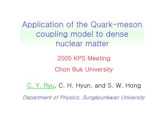 Department of Physics, Sungkyunkwan University