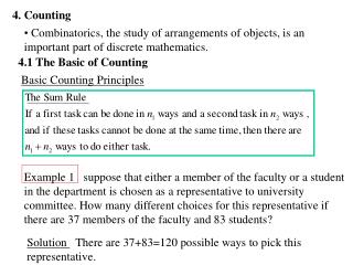 4. Counting