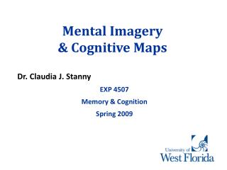 Mental Imagery &amp; Cognitive Maps