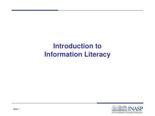 Introduction to Information Literacy