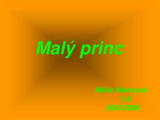 Malý princ