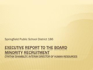 Springfield Public School District 186