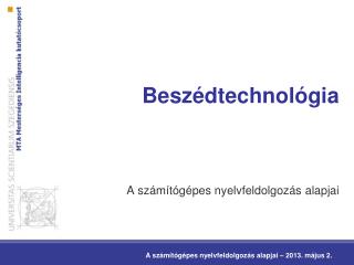 Beszédtechnológia