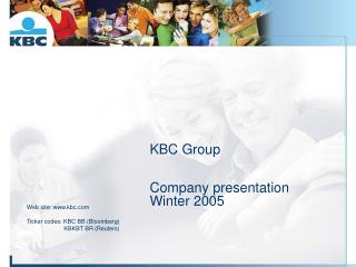 KBC Group Company presentation Winter 2005