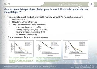 Quel schéma thérapeutique choisir pour le sunitinib dans le cancer du rein métastatique ?