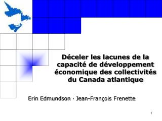 Déceler les lacunes de la capacité de développement économique des collectivités