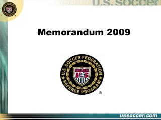 Memorandum 2009