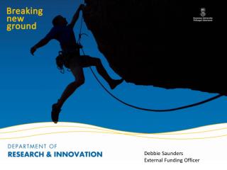Debbie Saunders External Funding Officer