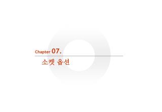 Chapter 07. 소켓 옵션