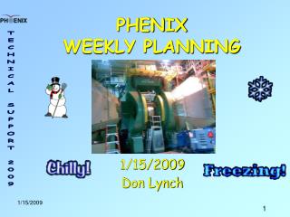 PHENIX WEEKLY PLANNING