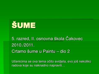 ŠUME