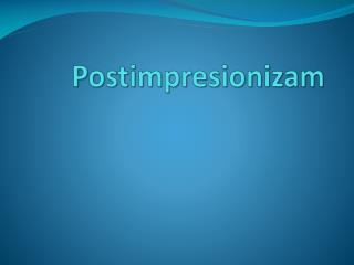 Postimpresionizam