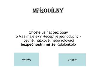 Mřížodílny